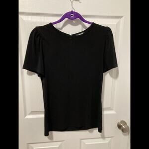 Express Women's Large Short Sleeved Blouse w/Key Hole Back